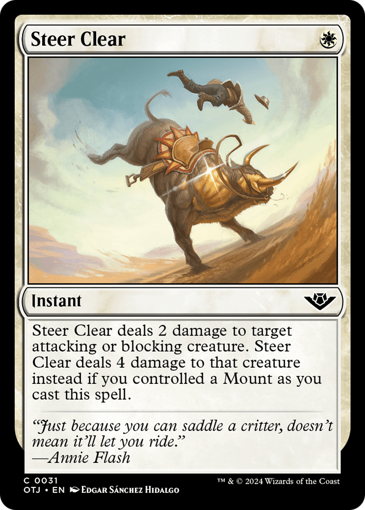Steer Clear [Outlaws of Thunder Junction] | Odin's Place
