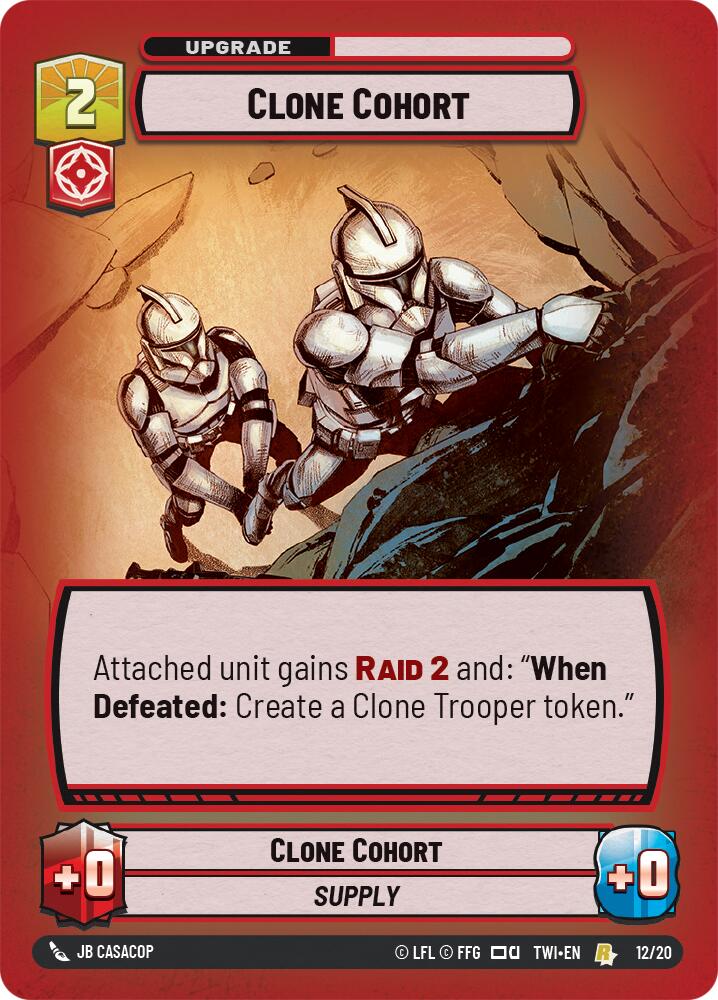 Clone Cohort (12/20) (12/20) [Twilight of the Republic: Weekly Play] | Odin's Place