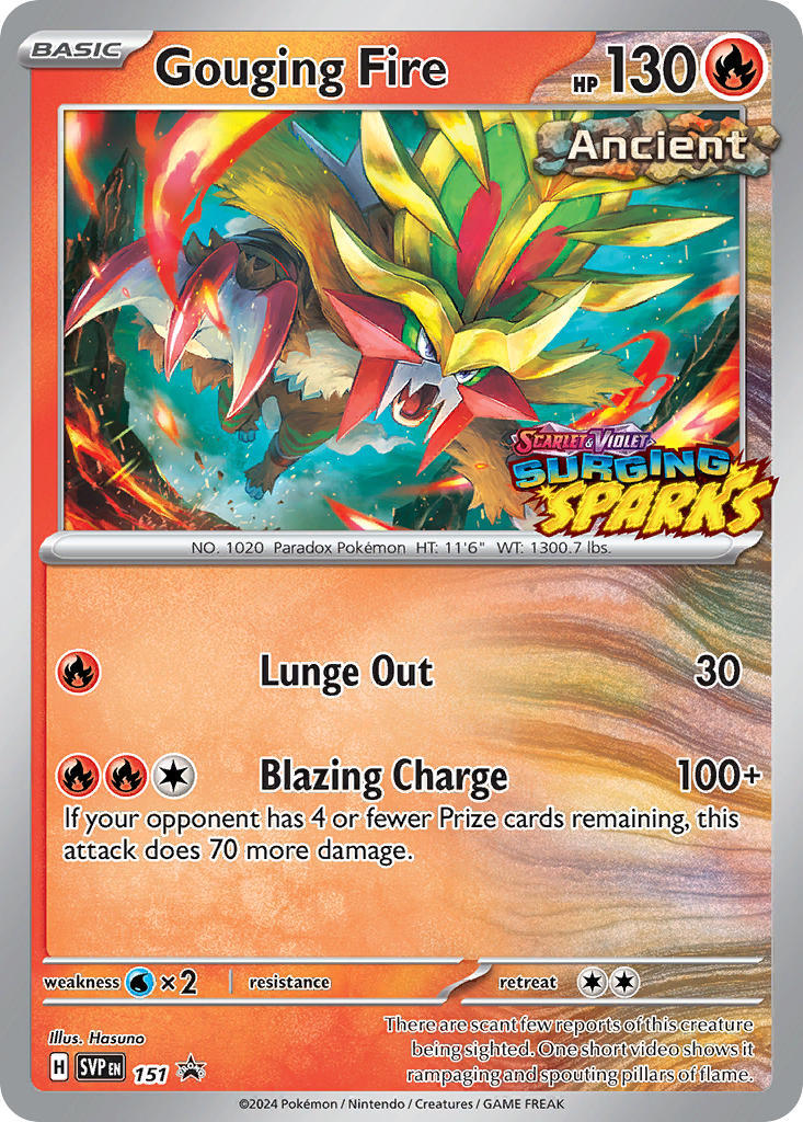 Gouging Fire (151) [Scarlet & Violet: Black Star Promos] | Odin's Place