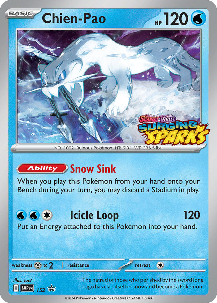 Chien-Pao (152) [Scarlet & Violet: Black Star Promos] | Odin's Place
