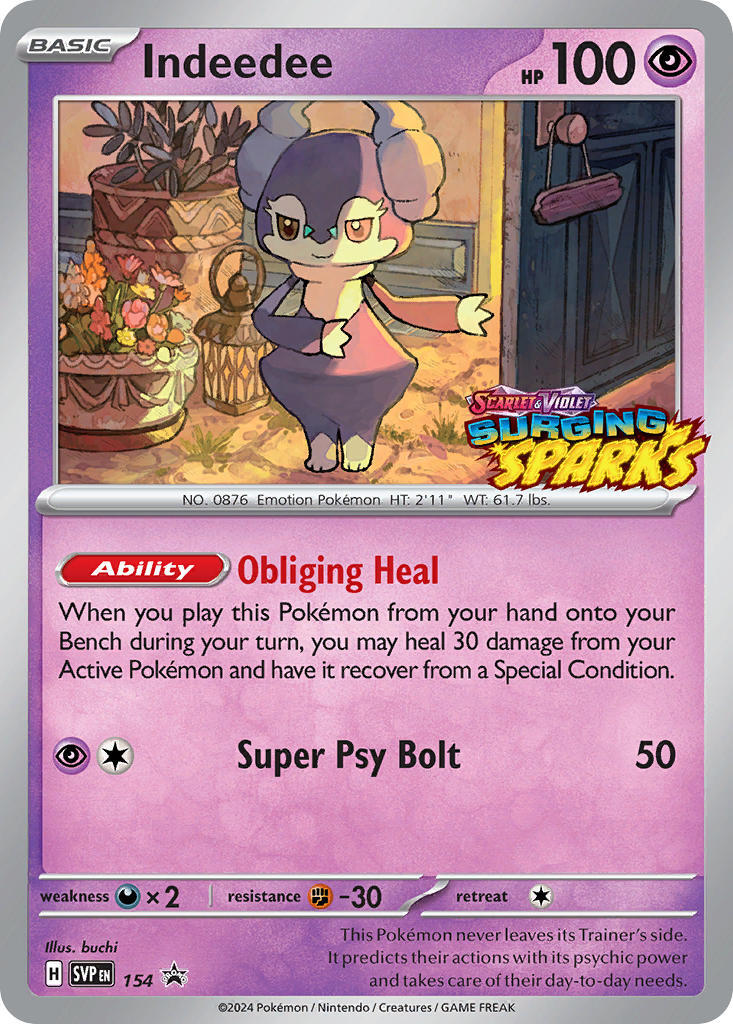 Indeedee (154) [Scarlet & Violet: Black Star Promos] | Odin's Place