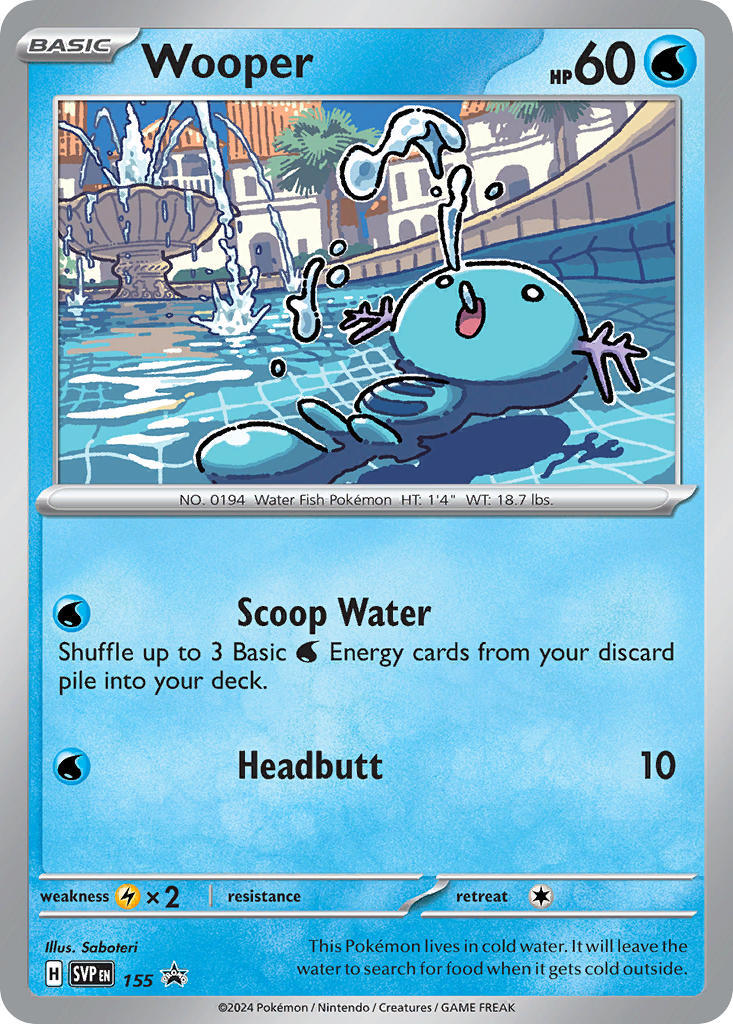 Wooper (155) [Scarlet & Violet: Black Star Promos] | Odin's Place