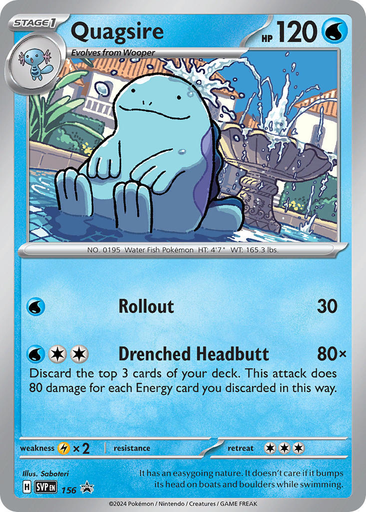 Quagsire (156) [Scarlet & Violet: Black Star Promos] | Odin's Place
