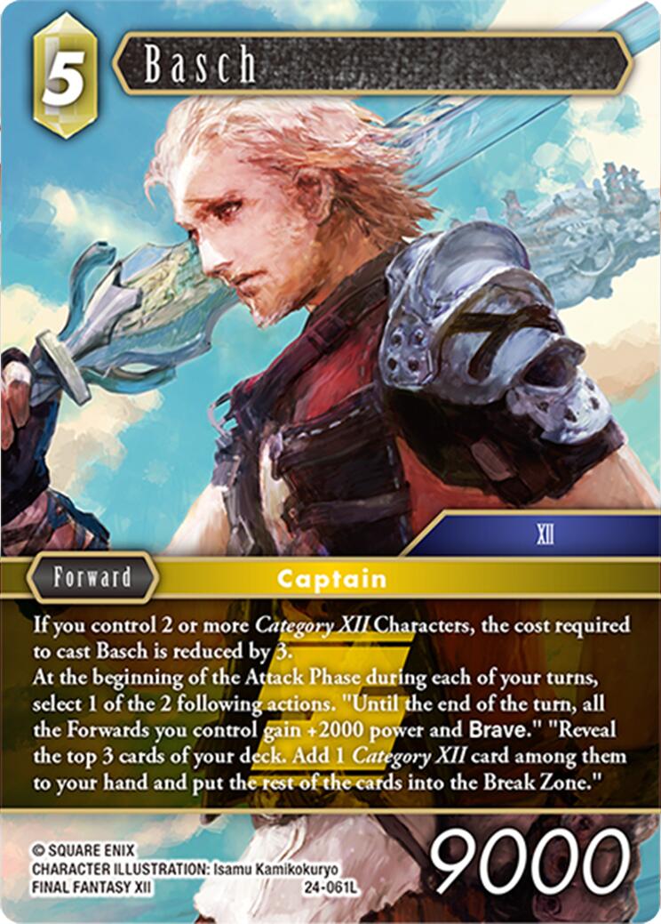Basch [Hidden Legends] | Odin's Place