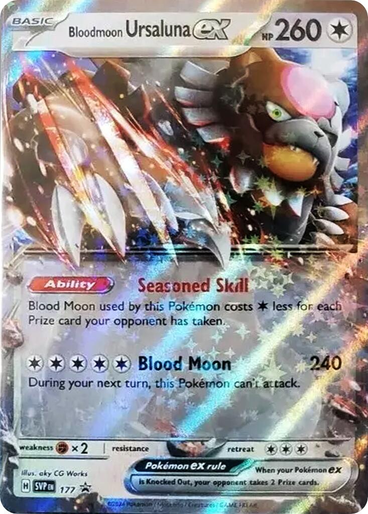 Bloodmoon Ursaluna ex (177) [Scarlet & Violet: Black Star Promos] | Odin's Place