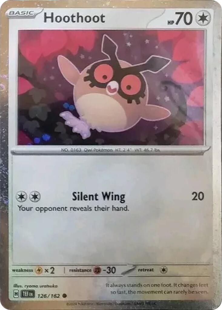 Hoothoot (126/162) (Cosmos Holo) [Scarlet & Violet: Black Star Promos] | Odin's Place