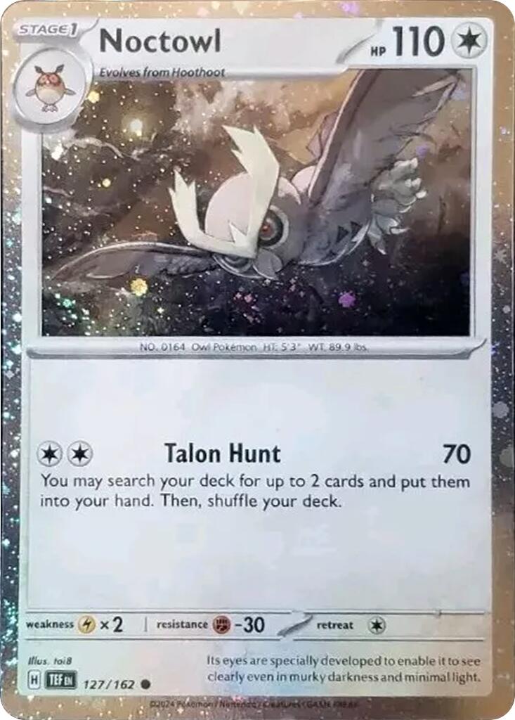 Noctowl (127/162) (Cosmos Holo) [Scarlet & Violet: Black Star Promos] | Odin's Place