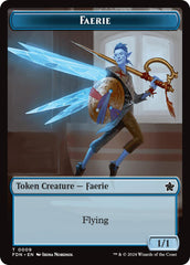 Faerie // Zombie Double-Sided Token [Foundations Tokens] | Odin's Place