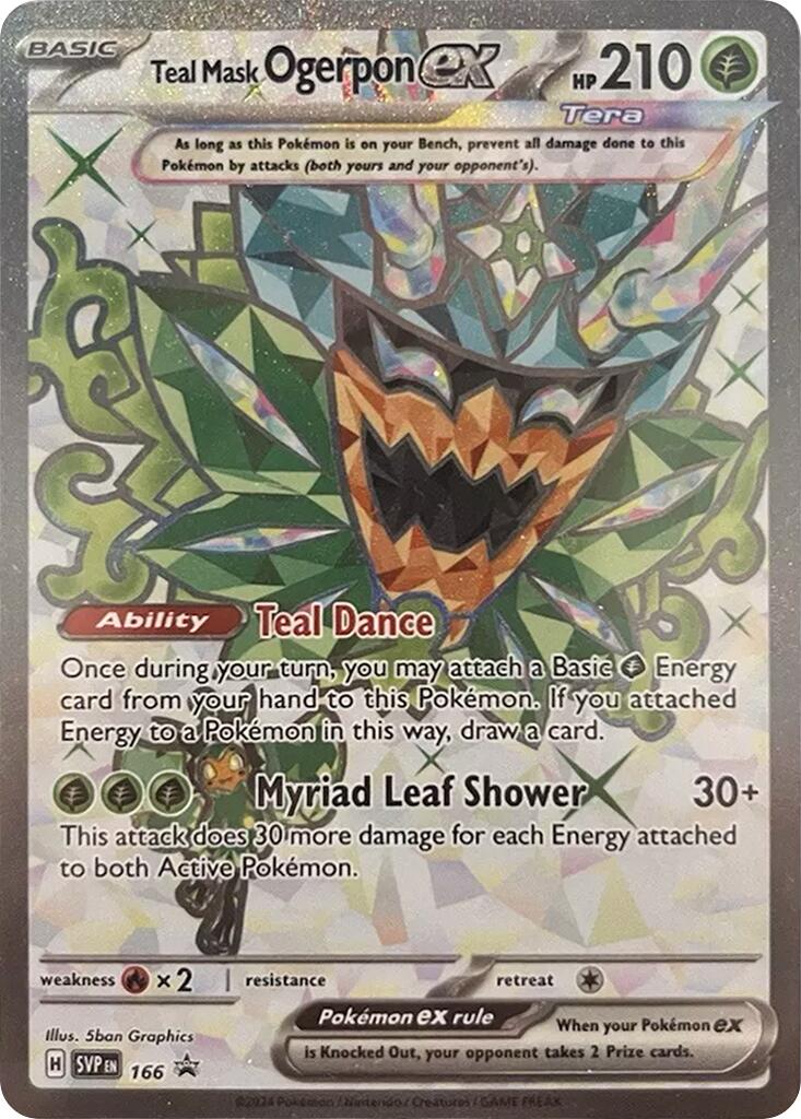 Teal Mask Ogerpon ex (166) [Scarlet & Violet: Black Star Promos] | Odin's Place