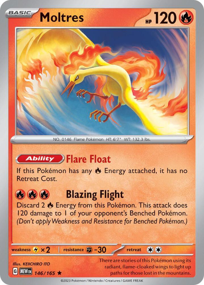 Moltres (146/165 - Deck Exclusives) [Scarlet & Violet 151] | Odin's Place