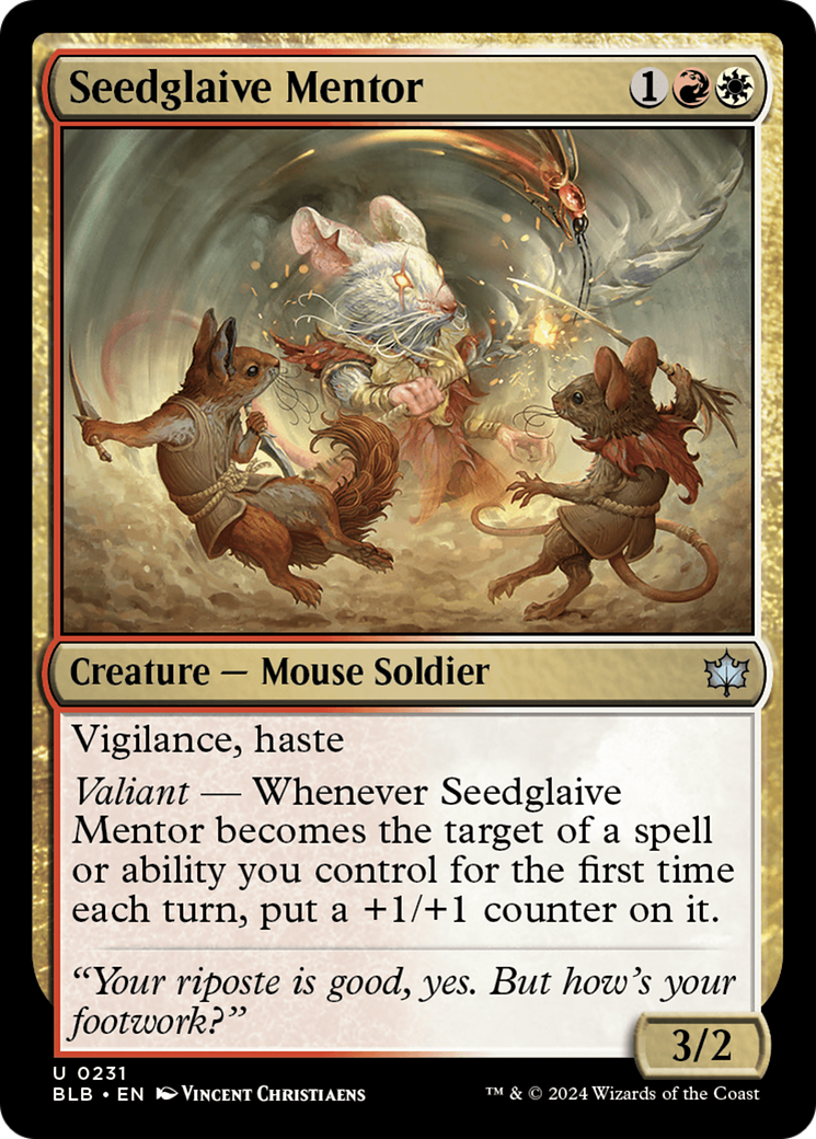 Seedglaive Mentor [Bloomburrow] | Odin's Place