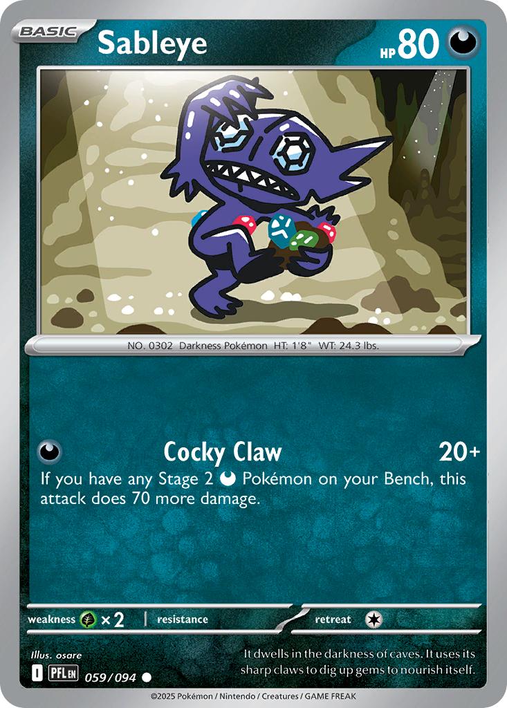 Sableye (070/196) [Prize Pack Series Three] | Odin's Place