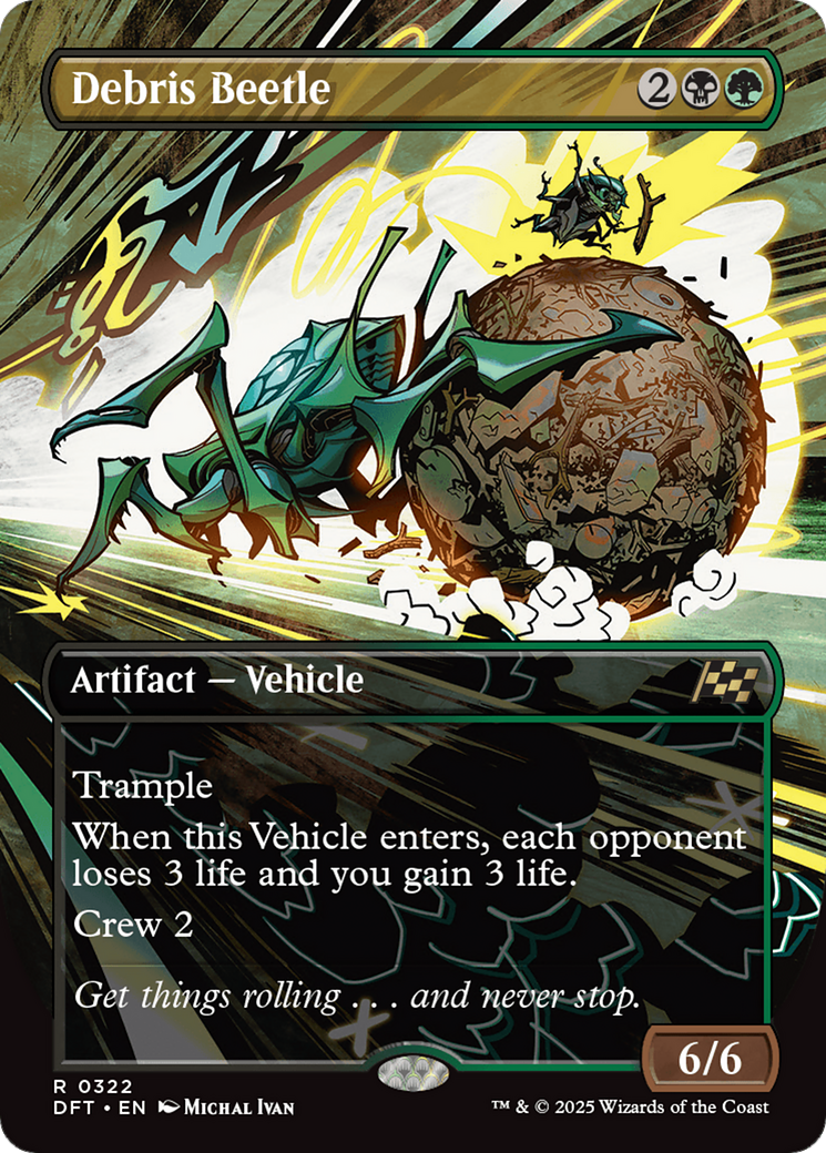Debris Beetle (Borderless) [Aetherdrift] | Odin's Place