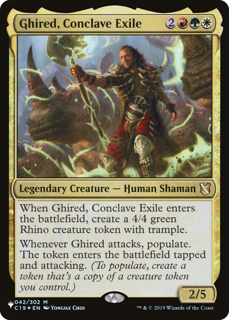 Ghired, Conclave Exile [The List] | Odin's Place