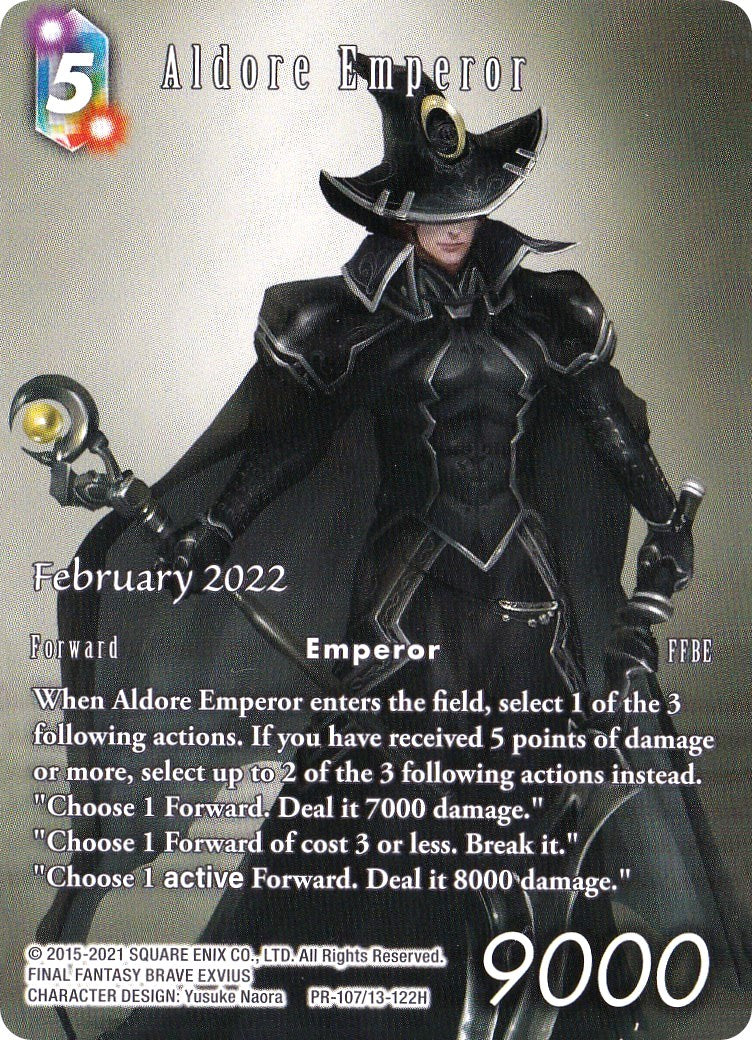 Aldore Emperor [Opus XIII Promo Cards] | Odin's Place