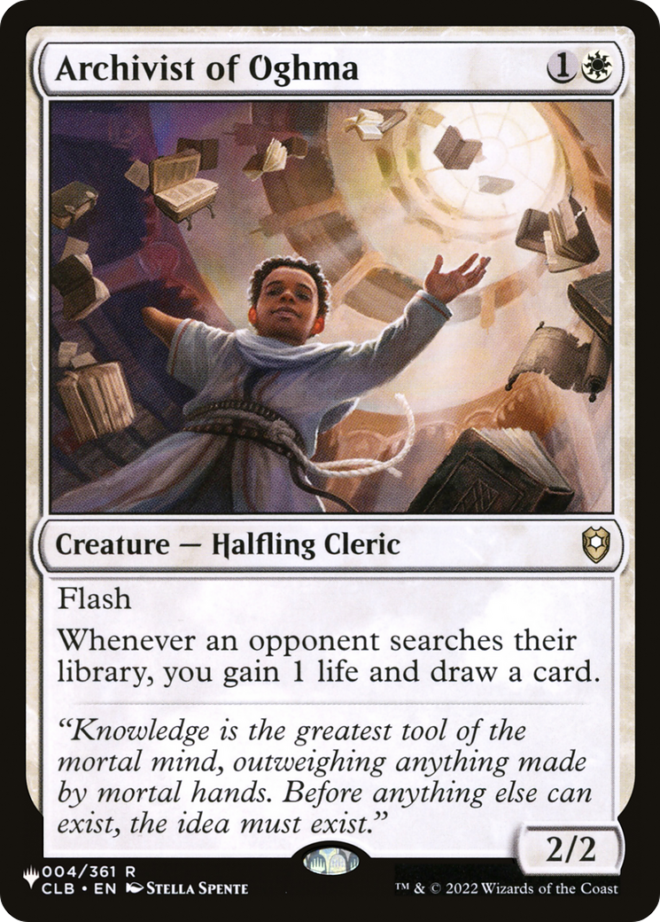 Archivist of Oghma [The List] | Odin's Place
