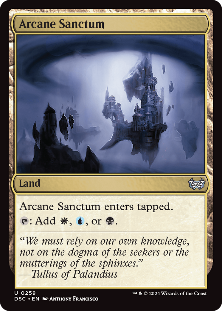 Arcane Sanctum [Duskmourn: House of Horror Commander] | Odin's Place