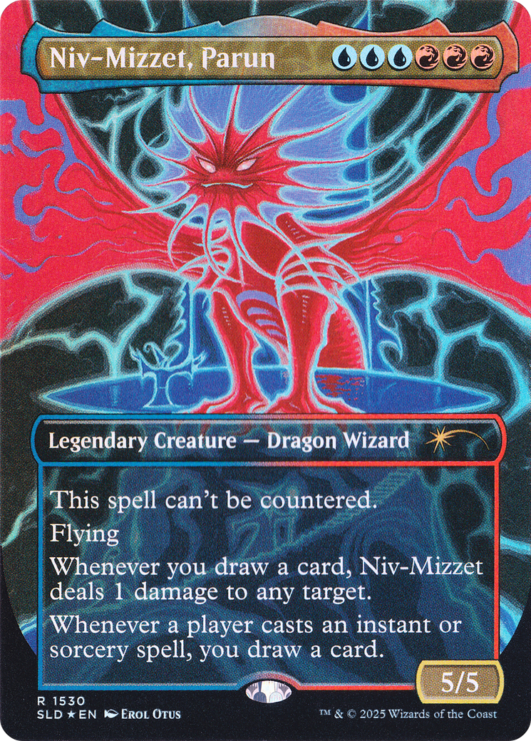 Niv-Mizzet, Parun (Rainbow Foil) [Secret Lair Drop Series] | Odin's Place