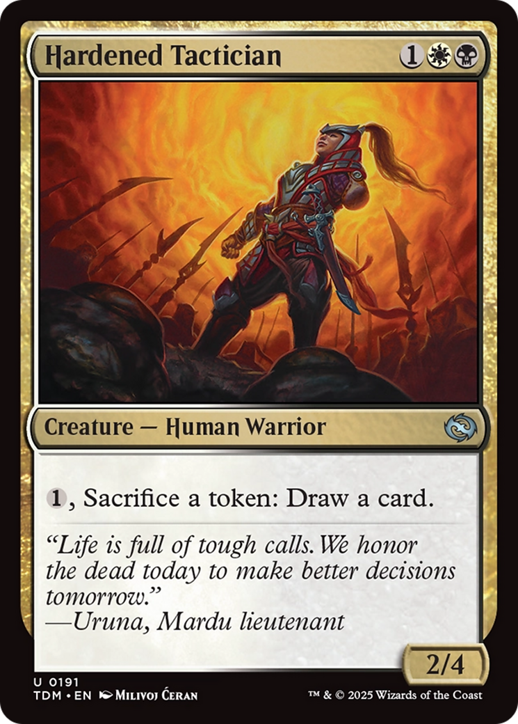 Hardened Tactician [Tarkir: Dragonstorm] | Odin's Place