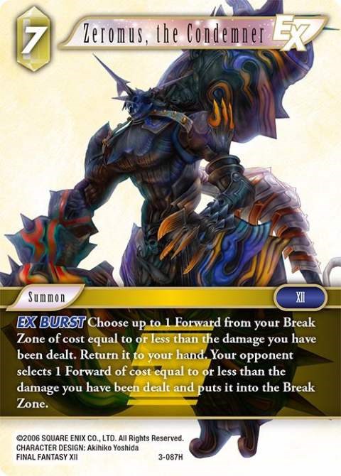 Zeromus, the Condemner EX [Opus III] | Odin's Place