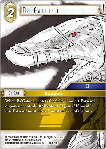 Ba'Gamnan [Opus XIV: Crystal Abyss] | Odin's Place