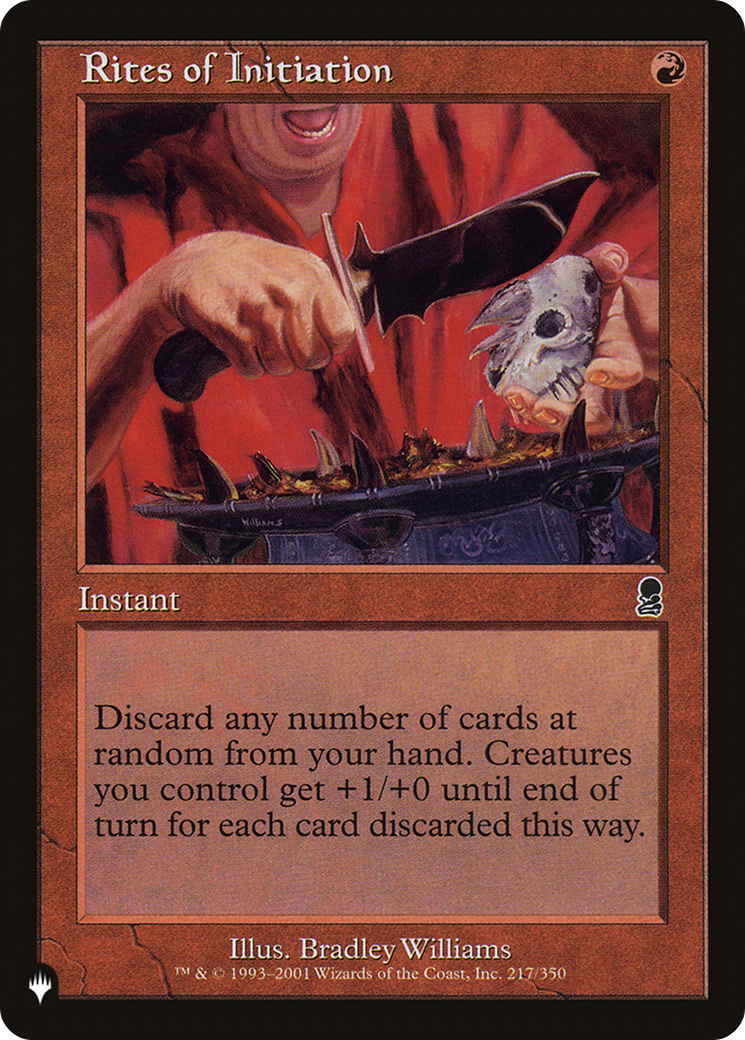 Rites of Initiation [The List] | Odin's Place