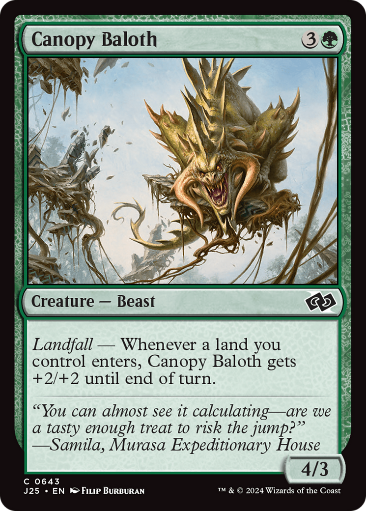 Canopy Baloth [Foundations Jumpstart] | Odin's Place