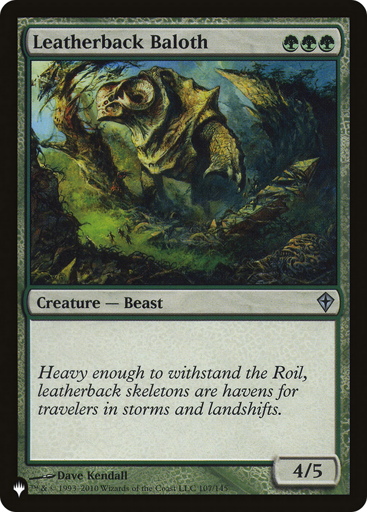 Leatherback Baloth [The List] | Odin's Place