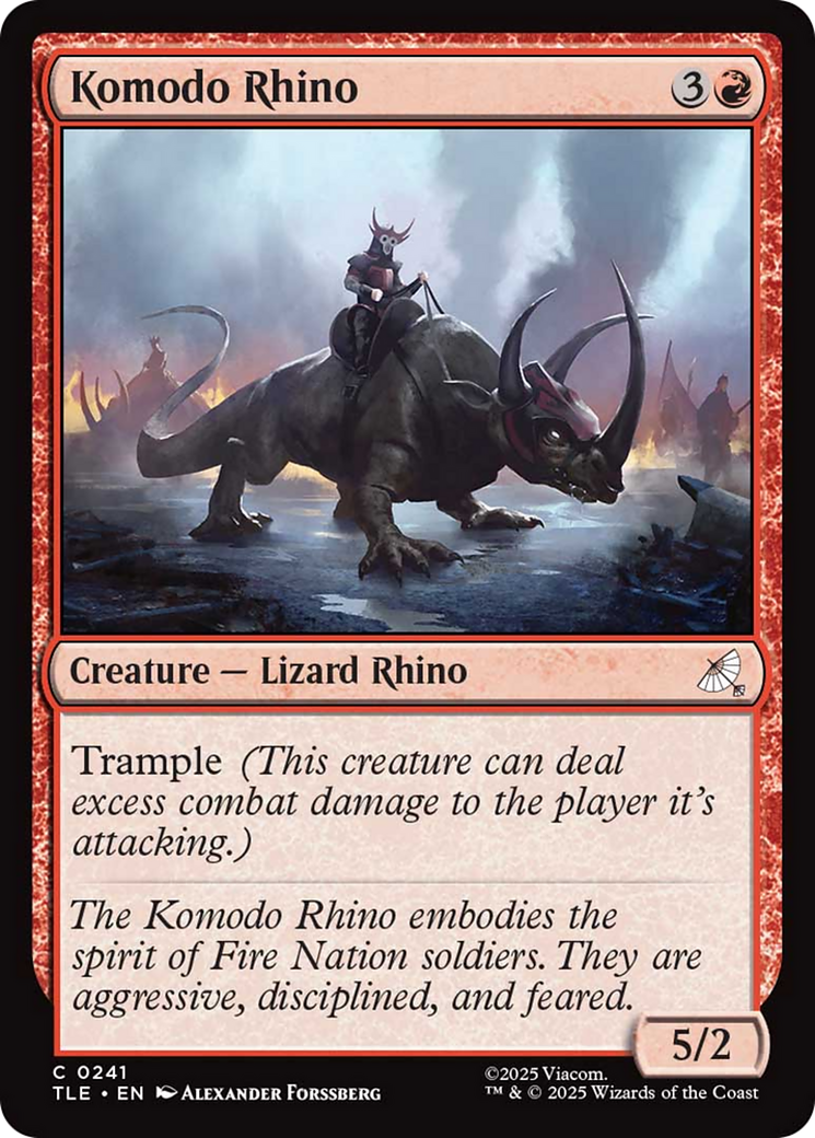 Komodo Rhino [Avatar: The Last Airbender: Eternal-Legal] | Odin's Place