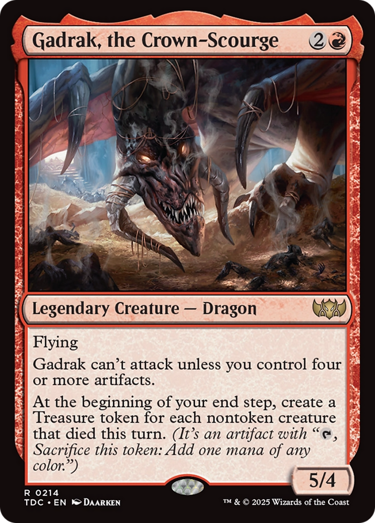 Gadrak, the Crown-Scourge [Tarkir: Dragonstorm Commander] | Odin's Place