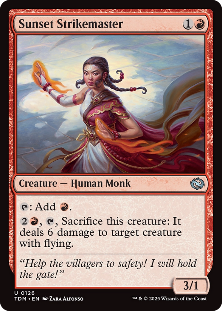 Sunset Strikemaster [Tarkir: Dragonstorm] | Odin's Place