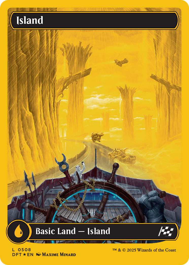 Island (0508) (First-Place Foil) [Aetherdrift] | Odin's Place