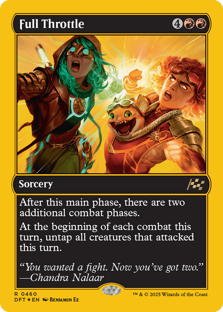 Full Throttle (First-Place Foil) [Aetherdrift] | Odin's Place