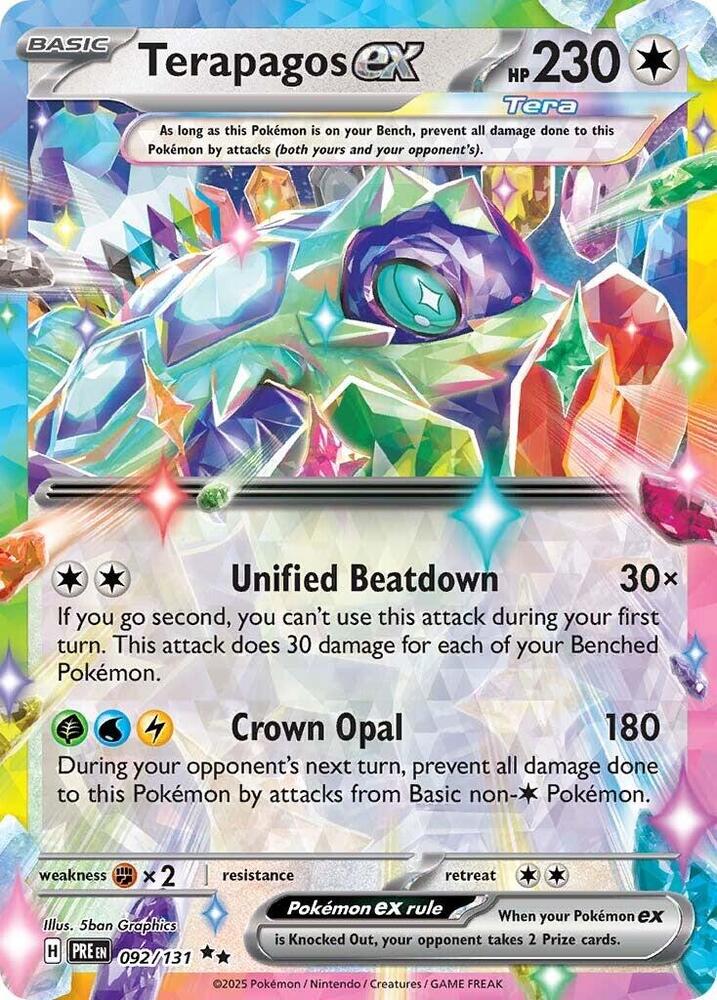 Terapagos ex (092/131) [Scarlet & Violet: Prismatic Evolutions] | Odin's Place
