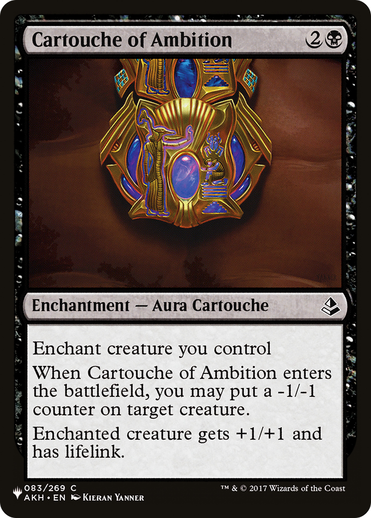 Cartouche of Ambition [The List] | Odin's Place