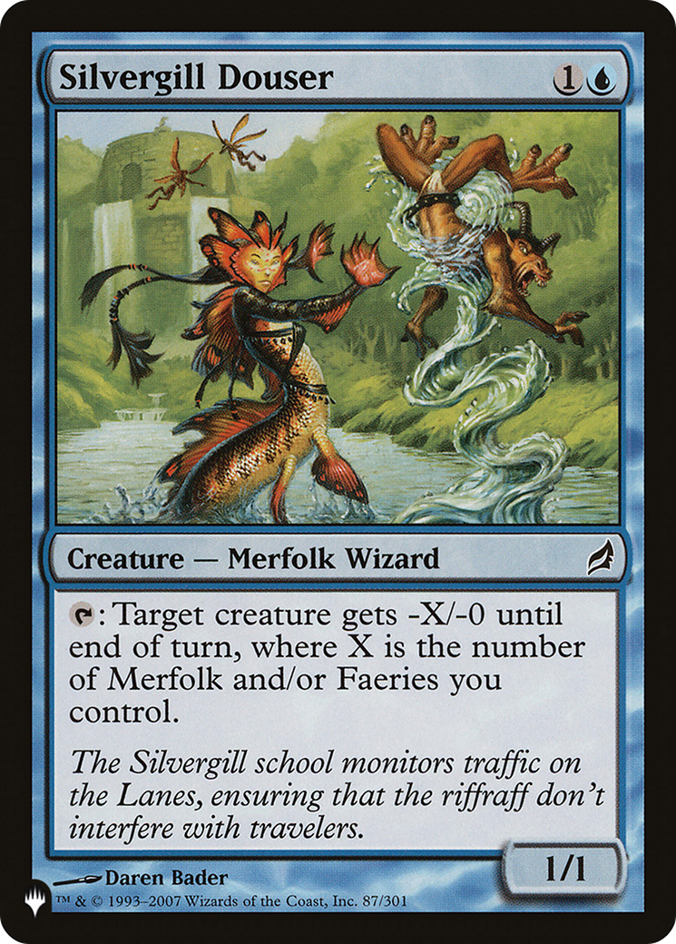 Silvergill Douser [The List] | Odin's Place