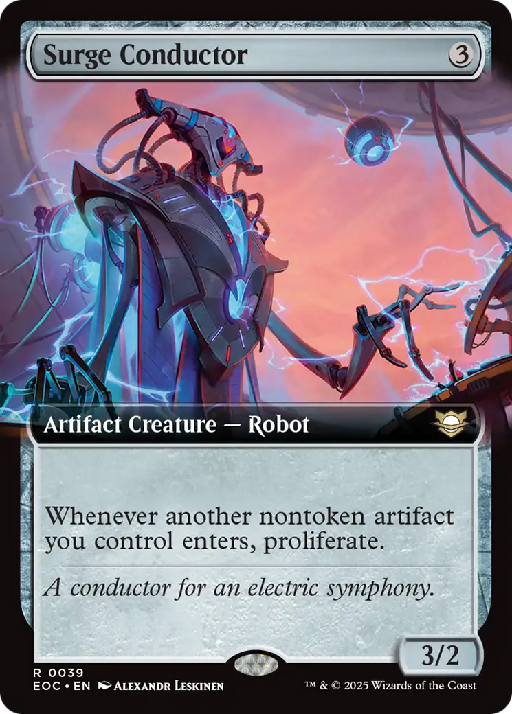 Surge Conductor (Extended Art) [Edge of Eternities Commander] | Odin's Place