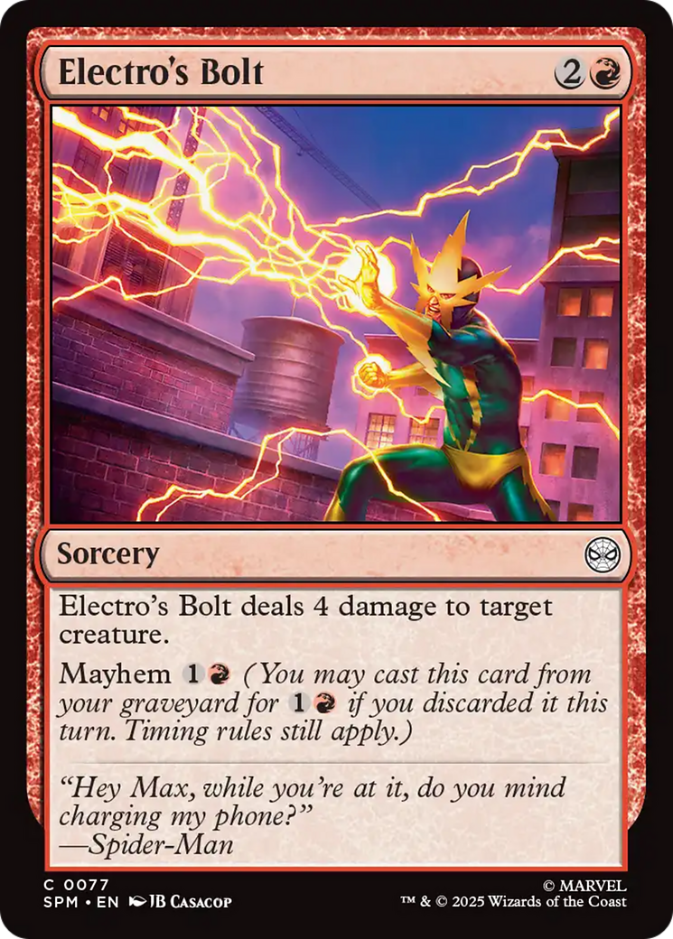 Electro's Bolt [Marvel's Spider-Man] | Odin's Place