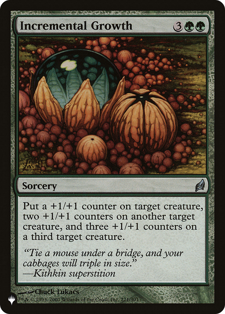 Incremental Growth [The List] | Odin's Place