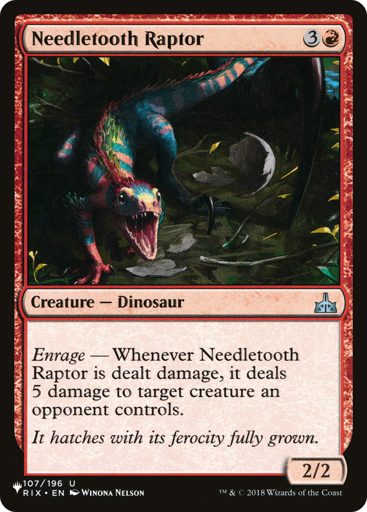 Needletooth Raptor [The List] | Odin's Place
