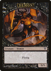 Angel // Demon Double-Sided Token (Oversized) [Open the Helvault] | Odin's Place