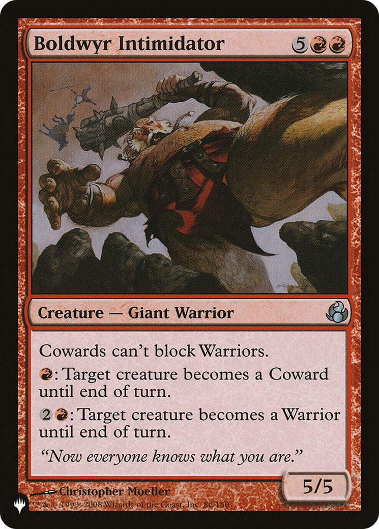 Boldwyr Intimidator [The List] | Odin's Place