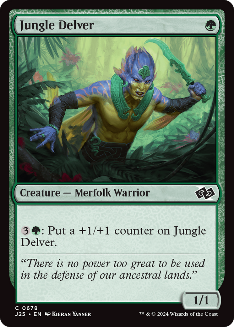 Jungle Delver [Foundations Jumpstart] | Odin's Place