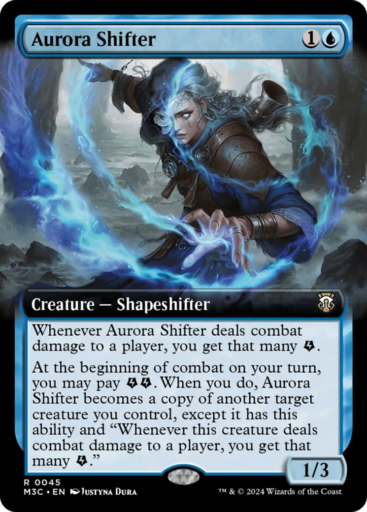 Aurora Shifter (Extended Art) (Ripple Foil) [Modern Horizons 3 Commander] | Odin's Place
