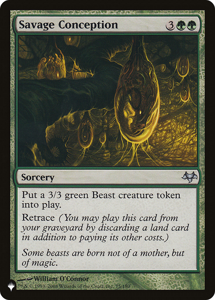Savage Conception [The List] | Odin's Place