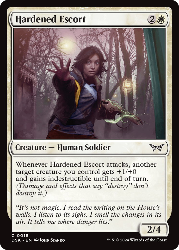 Hardened Escort [Duskmourn: House of Horror] | Odin's Place