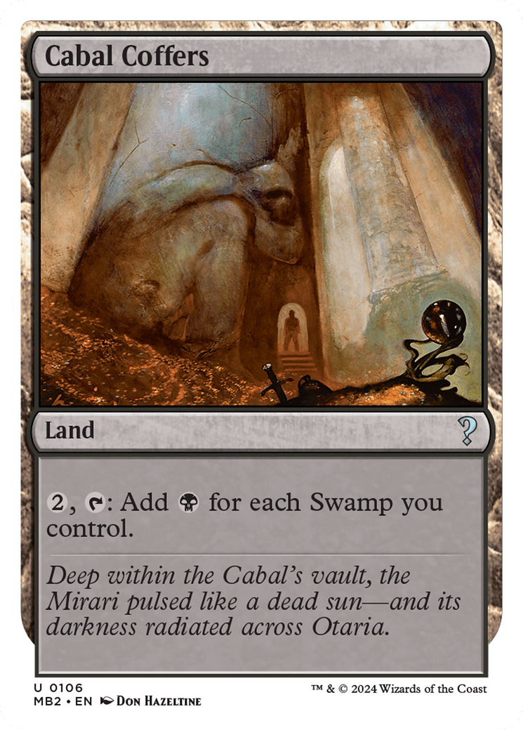 Cabal Coffers (White Border) [Mystery Booster 2] | Odin's Place