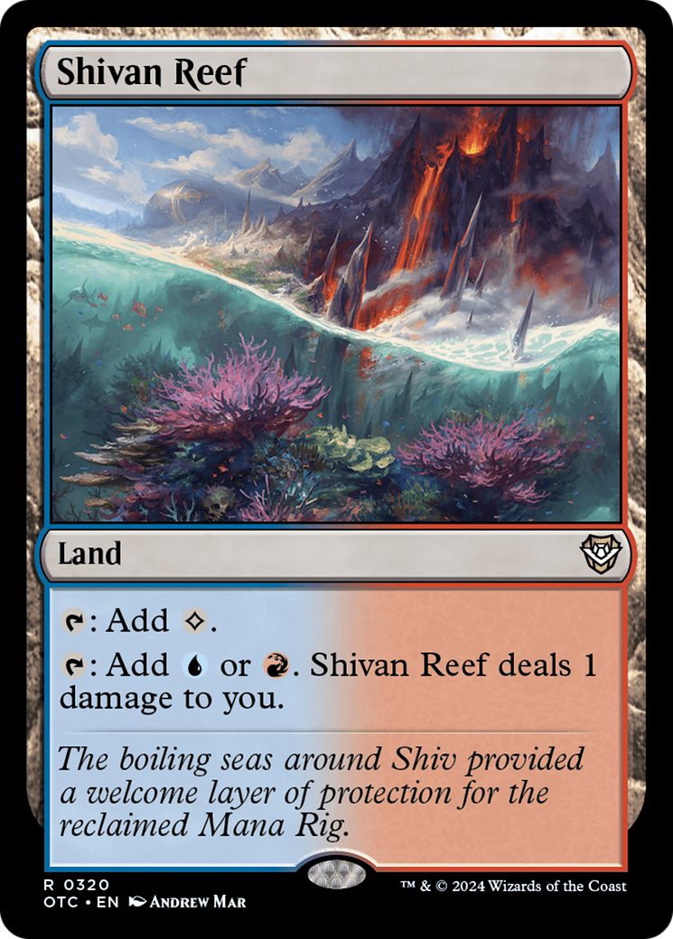 Shivan Reef [Outlaws of Thunder Junction Commander] | Odin's Place