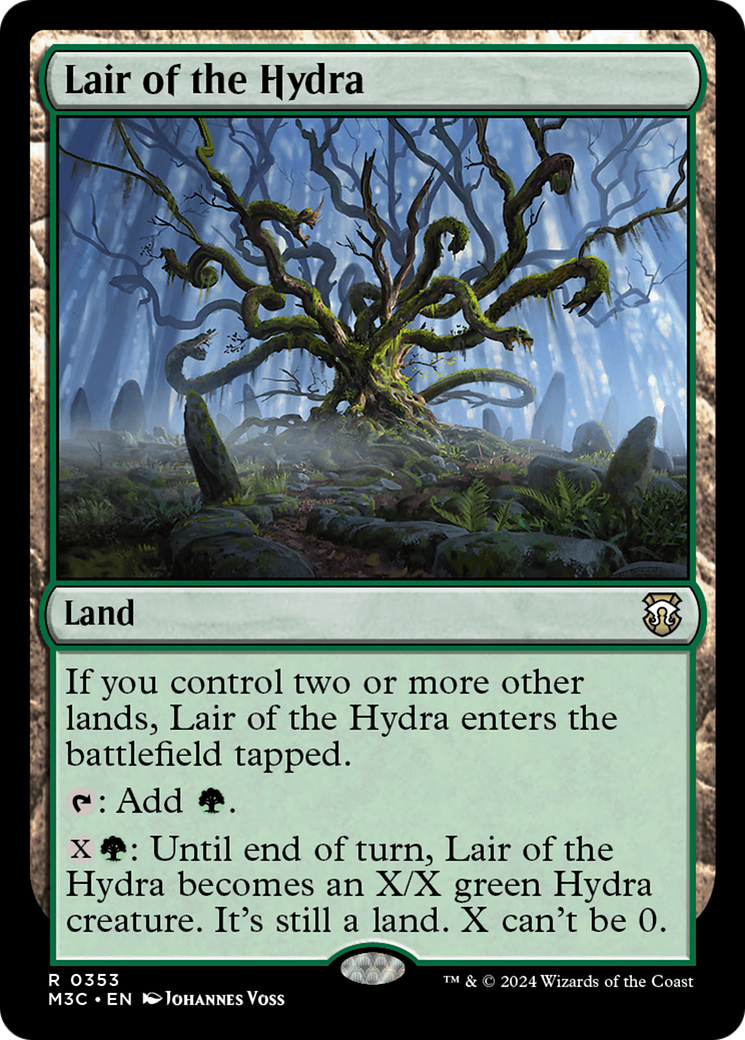 Lair of the Hydra (Ripple Foil) [Modern Horizons 3 Commander] | Odin's Place