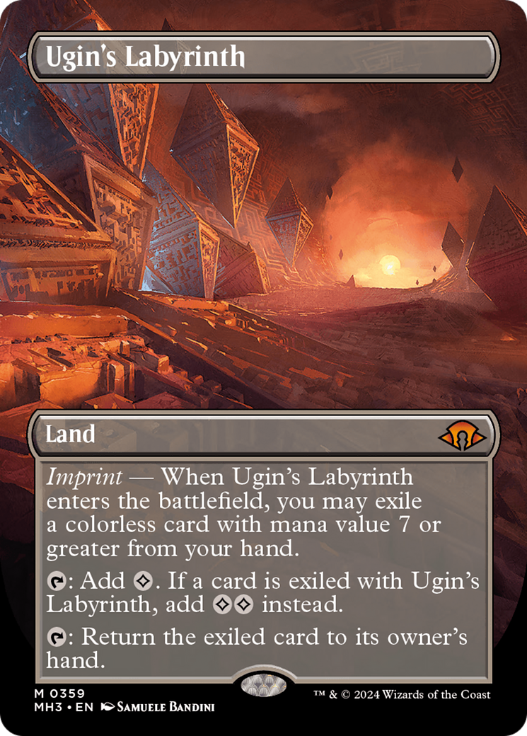 Ugin's Labyrinth (Borderless) [Modern Horizons 3] | Odin's Place